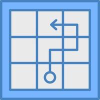 Chess Board Highlighted System Mark vector