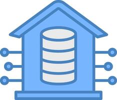 Data Warehouse Universal Visual Symbol vector