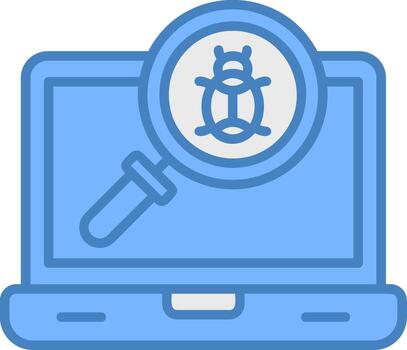 depurar agudo tecnología símbolo vector