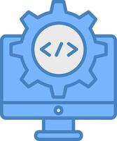 Developing Color Block Symbol vector