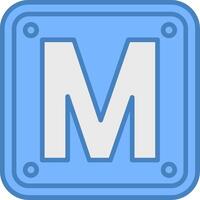 Letter M Scalable Graphic vector