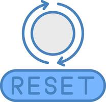 Reset Smooth Web Graphic vector