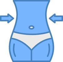 Waist Expressive Design Asset vector