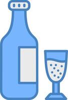 Alcohol Signature Design Mark vector