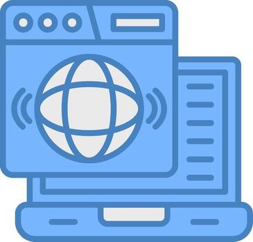 web modular sistema simbólico vector