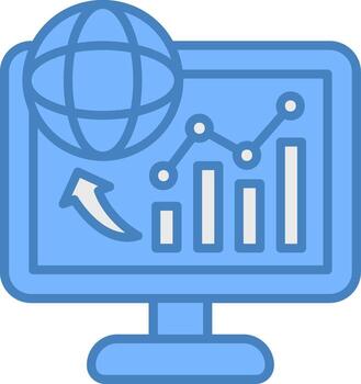 Analysis Futuristic UI Element vector