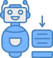 Bot Highlighted System Mark vector