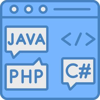 codificación idioma sutil ux sello vector