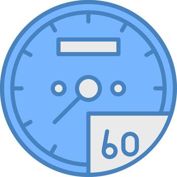 speedometer Clear Line Pattern vector