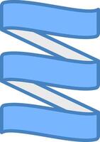 Zig Zag Light Mode Badge vector