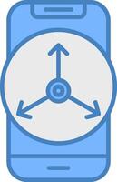 Accelerometer Sensor Smooth Shape Graphic vector