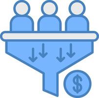 Conversion Rate Elegant App Emblem vector