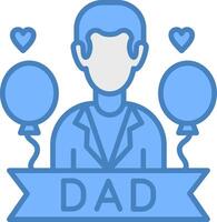 Fathers Day Crisp UX Graphic vector