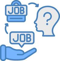 Job Offer Refined Pattern vector