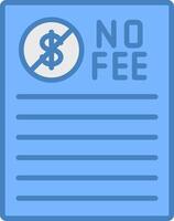 No Fee Soft Tone Object vector