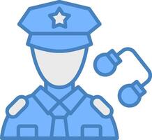 Policeman User Interface Mark vector