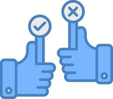 Yes Or No Solid Badge Object vector