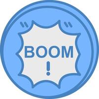 Boom Bright Web Symbol vector