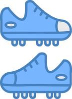 Cleats Simple Frame Object vector