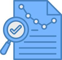 Data Strategy Sharp Outline Badge vector