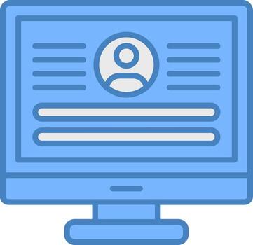 Log In Clean UX Fragment vector