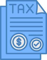 Payable Tax Simple Frame Object vector