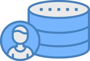 User Data Simplified Sketch Piece vector