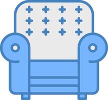 Armchair Sharp Tech Symbol vector