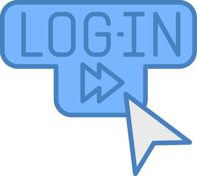 Log In Optimized Icon Feature vector