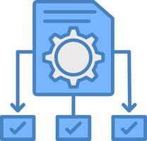 Project Geometric Icon Piece vector