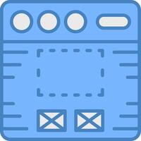 Prototype Futuristic UI Element vector