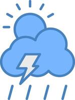 Weather Cool Tone Object vector