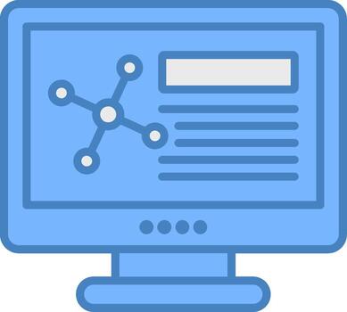 Computer Balanced UX Element vector