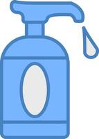 Spray Nozzle Styled Badge vector