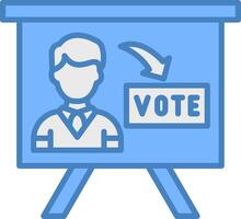 Voting Booth Simple Visual Module vector
