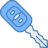 Car Key User Interface Mark vector