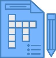 Crossword Dynamic App Module vector