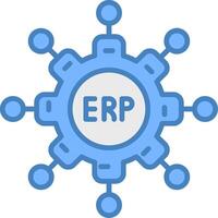 Erp Digital Core Piece vector