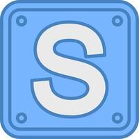 Letter S Efficient UX Token vector