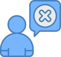 Rejected Smooth Shape Graphic vector