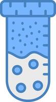 Test Tube Expressive Design Asset vector