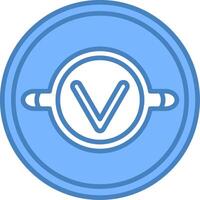 Voltmeter Creative Frame Token vector