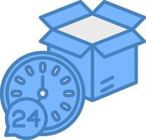 Delivery Time Web Ready Unit vector