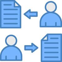 File Sharing Creative Design Token vector