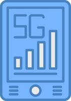 Mobile Data Fresh UX Shape vector