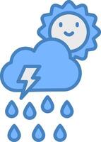 Rain Creative Frame Token vector