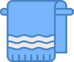 Towel Shadowed Grid Element vector