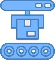 Conveyor Belt Polished UX Feature vector