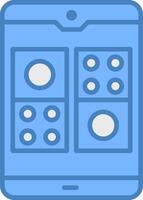 Domino Vibrant Web Token vector