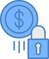 Locked Crisp UX Graphic vector